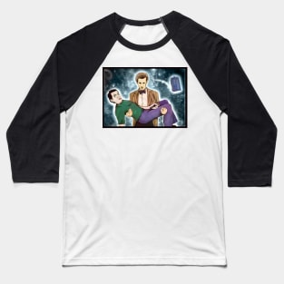 Doctor Who and Mr. Bean Baseball T-Shirt